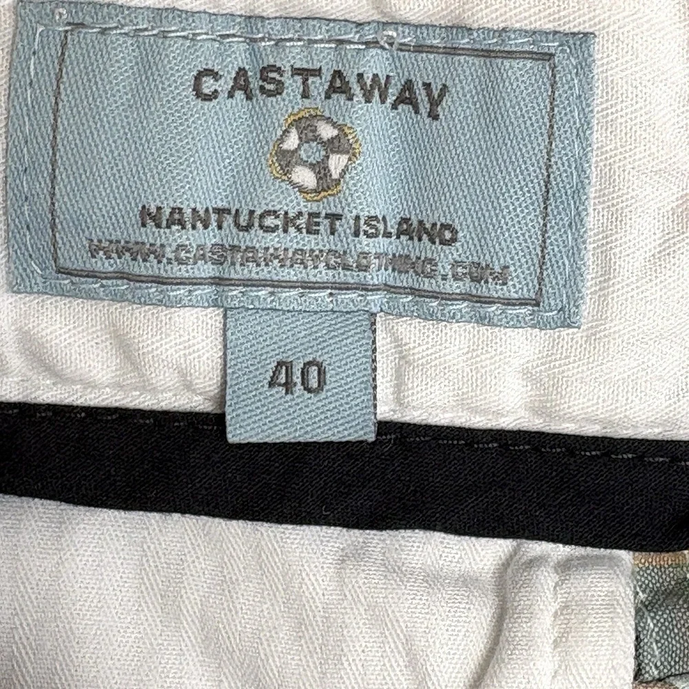 Castaway Nantucket Island Cisco Madras Patchwork Shorts 40 Preppy Plaid Cotton